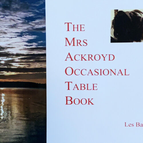The Mrs Ackroyd Occasional Table Book